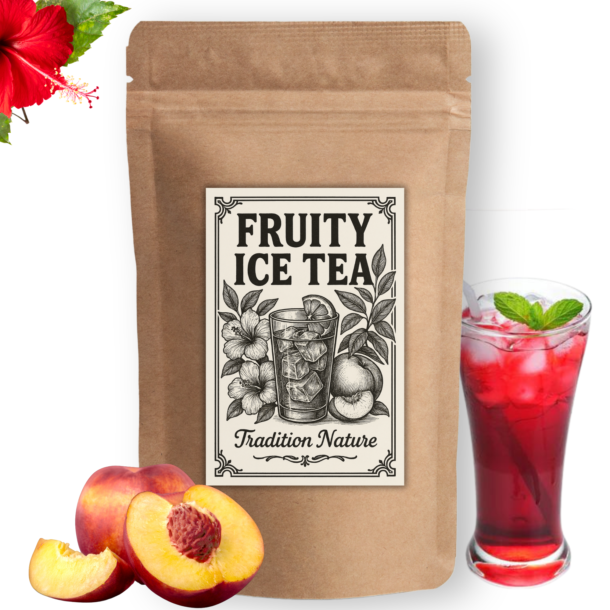 Fruity Ice Tea - Préparation pour Ice tea